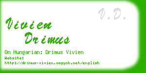 vivien drimus business card